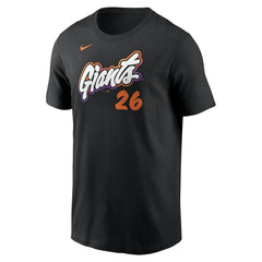 Matt Chapman San Francisco Giants 2025 City Connect Fuse Name & Number T-Shirt - Anthracite | Nike