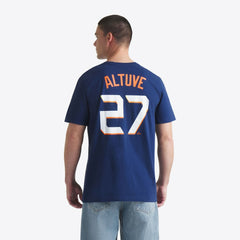 Jose Altuve Houston Astros 2025 City Connect Fuse Name & Number T-Shirt - Navy | Nike