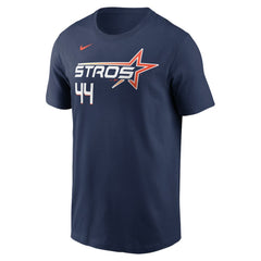 Yordan Alvarez Houston Astros 2025 City Connect Fuse Name & Number T-Shirt - Navy | Nike