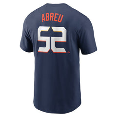 Bryan Abreu Houston Astros 2025 City Connect Fuse Name & Number T-Shirt - Navy | Nike