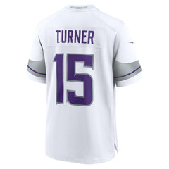 Dallas Turner Minnesota Vikings Alternate Game Jersey - White | Nike for sale