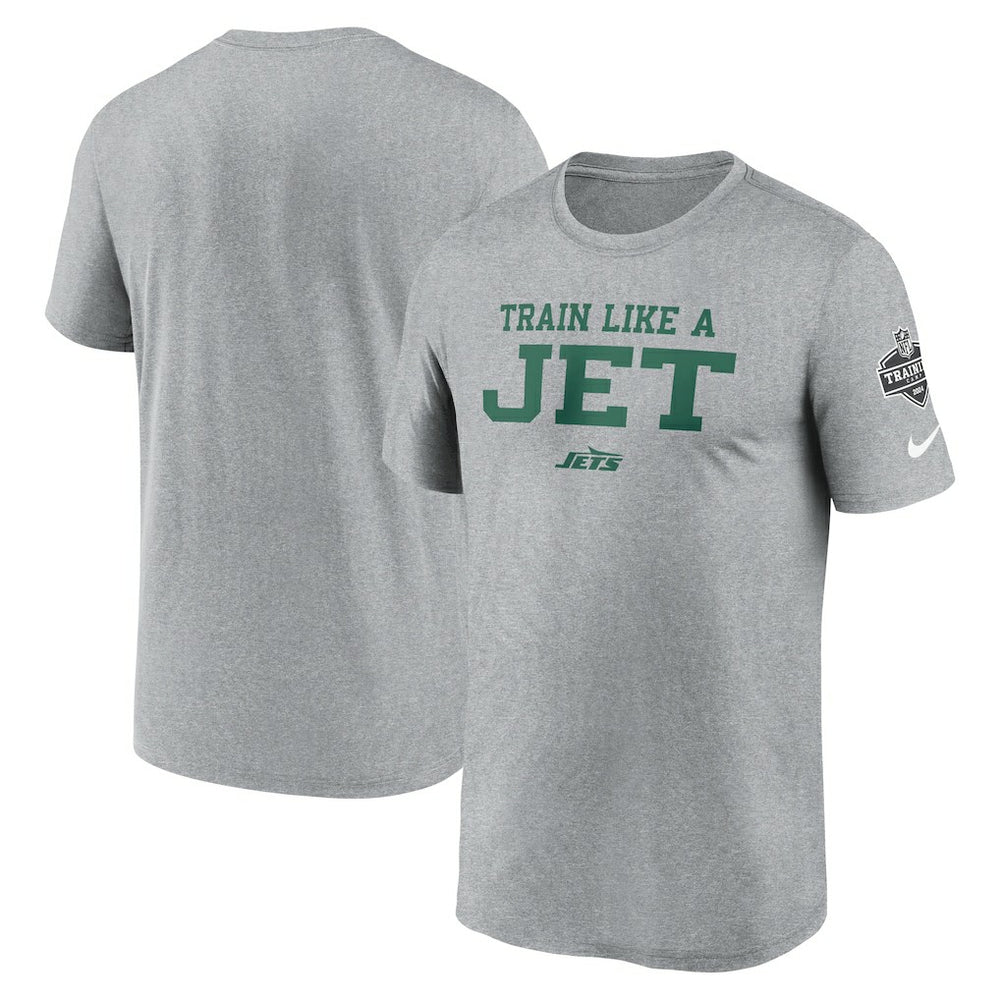 New York Jets 2024 NFL Training Camp Legend Performance T-Shirt - Heather Gray | Nike discount