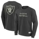 Las Vegas Raiders Elements Future Ground Lettering Pullover Sweatshirt - Charcoal cheap