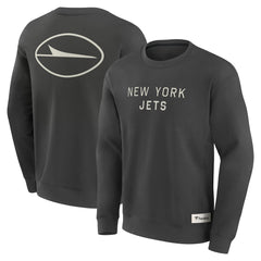 New York Jets Elements Future Ground Lettering Pullover Sweatshirt - Charcoal sale