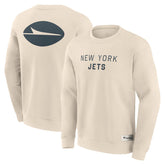 New York Jets Elements Future Ground Lettering Pullover Sweatshirt - Cream cheap