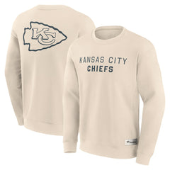 Kansas City Chiefs Elements Future Ground Lettering Pullover Sweatshirt - Cream for sale