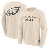 Philadelphia Eagles Elements Future Ground Lettering Pullover Sweatshirt - Cream for sale