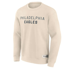 Philadelphia Eagles Elements Future Ground Lettering Pullover Sweatshirt - Cream for sale