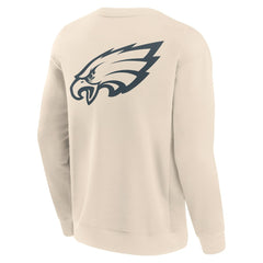 Philadelphia Eagles Elements Future Ground Lettering Pullover Sweatshirt - Cream for sale