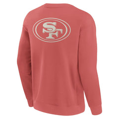 San Francisco 49ers Elements Future Ground Lettering Pullover Sweatshirt - Red online