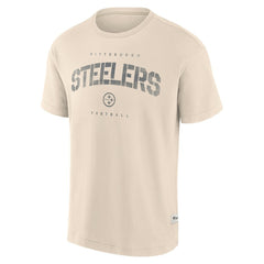 Pittsburgh Steelers Elements Weathered Tonal Future Ground T-Shirt - Cream cheap