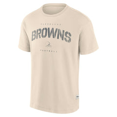 Cleveland Browns Elements Weathered Tonal Future Ground T-Shirt - Cream cheap