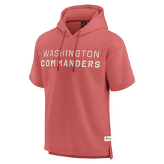 Washington Commanders Elements Future Ground Lettering Short Sleeve Pullover Hoodie - Red cheap