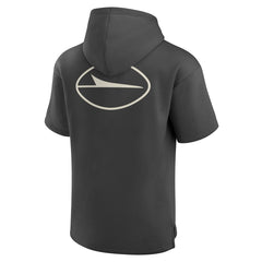 New York Jets Elements Future Ground Lettering Short Sleeve Pullover Hoodie - Charcoal outlet