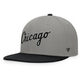 Chicago White Sox Clubhouse Dugout Fitted Hat - Gray/Black