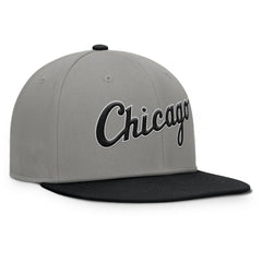 Chicago White Sox Clubhouse Dugout Fitted Hat - Gray/Black