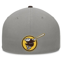 San Diego Padres Clubhouse Dugout Fitted Hat - Gray/Brown