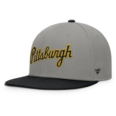 Pittsburgh Pirates Clubhouse Dugout Fitted Hat - Gray/Black