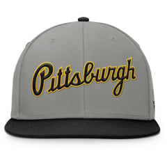 Pittsburgh Pirates Clubhouse Dugout Fitted Hat - Gray/Black