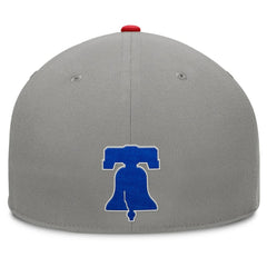 Philadelphia Phillies Clubhouse Dugout Fitted Hat - Gray/Red
