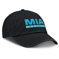 Miami Marlins Women's Fly Out Adjustable Hat - Black