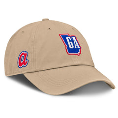 Atlanta Braves Women's Cooperstown Collection Adjustable Hat - Tan