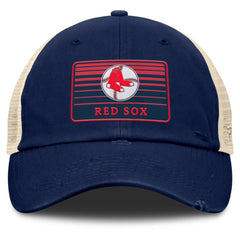 Boston Red Sox Cooperstown Collection Eastbound Mesh Adjustable Hat - Navy/Natural