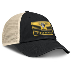 Pittsburgh Pirates Cooperstown Collection Eastbound Mesh Adjustable Hat - Black/Natural