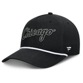 Chicago White Sox Clubhouse Foul Ball A-Frame Adjustable Hat - Black