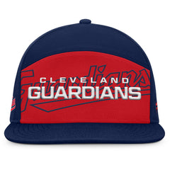 Cleveland Guardians Clubhouse Splitter Snapback Hat - Navy/Red