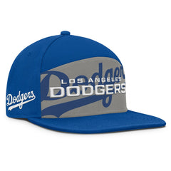 Los Angeles Dodgers Clubhouse Splitter Snapback Hat - Royal/Gray