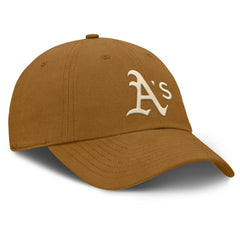 Athletics Act Natural Chopper Adjustable Hat - Brown