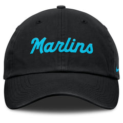 Miami Marlins Club Adjustable Hat - Black | Nike