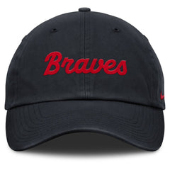 Atlanta Braves Club Adjustable Hat - Navy | Nike
