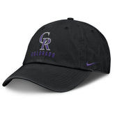 Colorado Rockies Club Adjustable Hat - Black | Nike