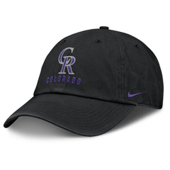 Colorado Rockies Club Adjustable Hat - Black | Nike