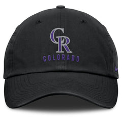 Colorado Rockies Club Adjustable Hat - Black | Nike