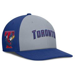 Toronto Blue Jays Pro Performance Snapback Hat - Gray/Royal | Nike
