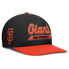 San Francisco Giants Pro Performance Snapback Hat - Black/Orange | Nike