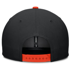 Baltimore Orioles Pro Performance Snapback Hat - Black/Orange | Nike