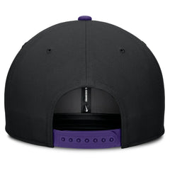 Colorado Rockies Pro Performance Snapback Hat - Black/Purple | Nike