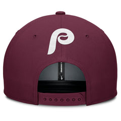 Philadelphia Phillies Pro Performance Snapback Hat - Gray/Burgundy | Nike