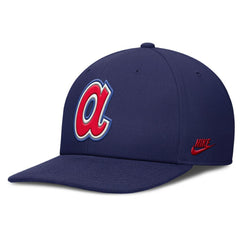 Atlanta Braves Pro Performance Snapback Hat - Navy | Nike