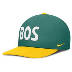 Boston Red Sox 2025 City Connect Pro Performance Snapback Hat - Green/Yellow | Nike