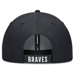 Atlanta Braves Club Performance Adjustable Hat - White/Navy | Nike