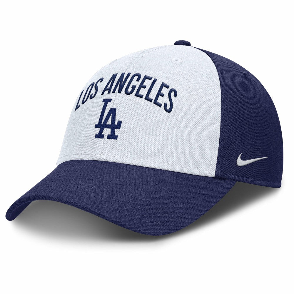 Los Angeles Dodgers Club Performance Adjustable Hat - White/Royal | Nike
