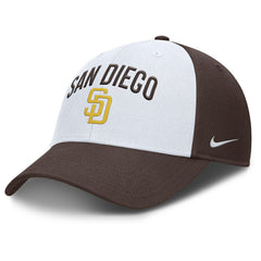 San Diego Padres Club Performance Adjustable Hat - White/Brown | Nike