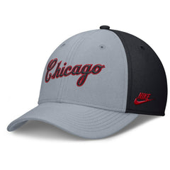 Chicago White Sox Rise Swoosh Performance Flex Hat - Gray/Navy | Nike