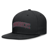 Arizona Diamondbacks Wordmark Dri-FIT Round Bill True Fitted Hat - Black | Nike