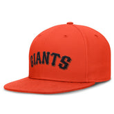 San Francisco Giants Wordmark Dri-FIT Round Bill True Fitted Hat - Orange | Nike